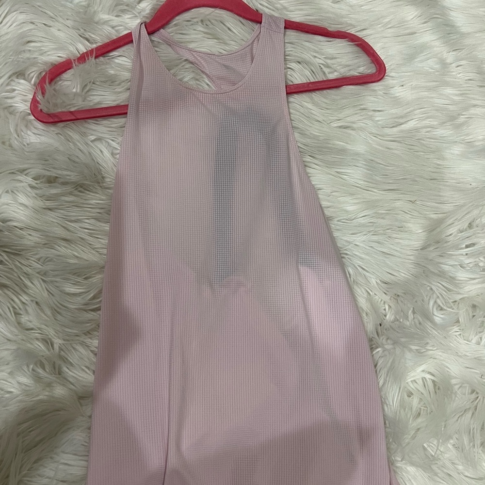 lilac/dusty pink Fabletics workout tank